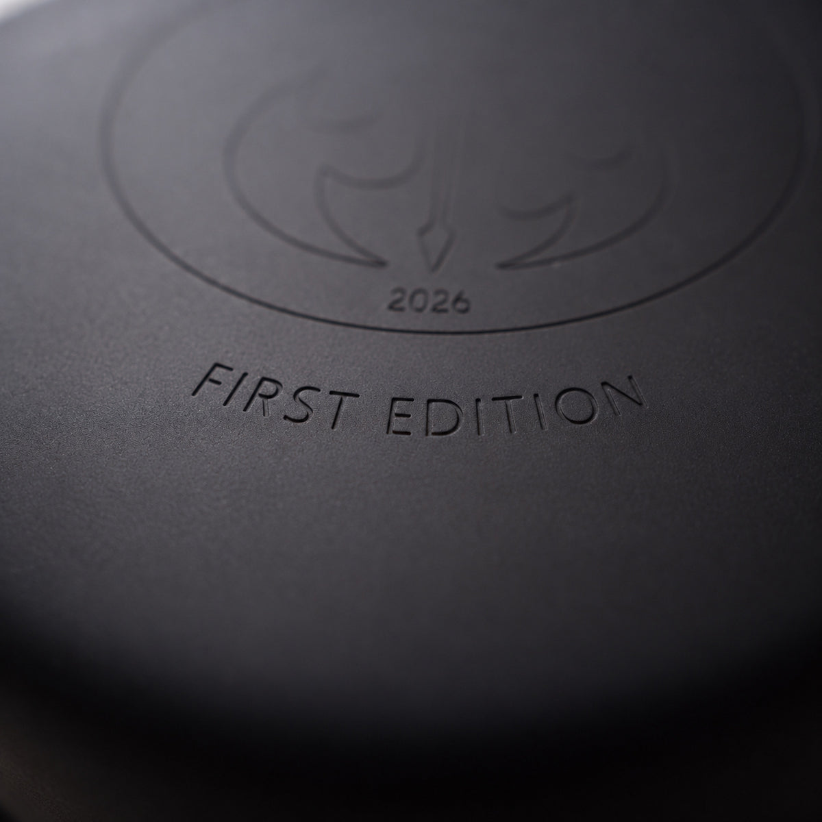 FIRST EDITION 2026 stamp on the base of a Yahgan Black Series 30cm carbon steel pan